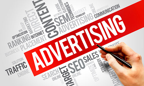 Advertisements (Print, TV, Radio & Online promotions)